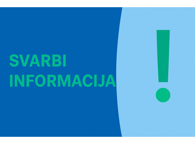 Mėginių priėmimas 2025 m. lapkričio mėn. 15 - 16 dienomis