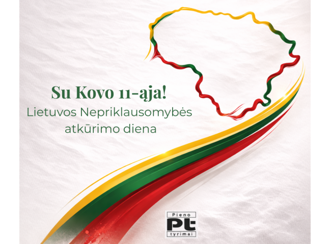 Sveikiname su Kovo 11-ąja