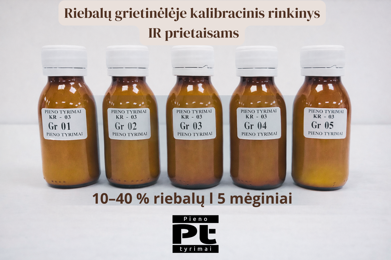 Nauja paslauga pieno perdirbimo įmonėms ir laboratorijoms